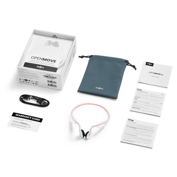 SHOKZ OpenMove Bone-Conduction Open-Ear Lifestyle Headphones with