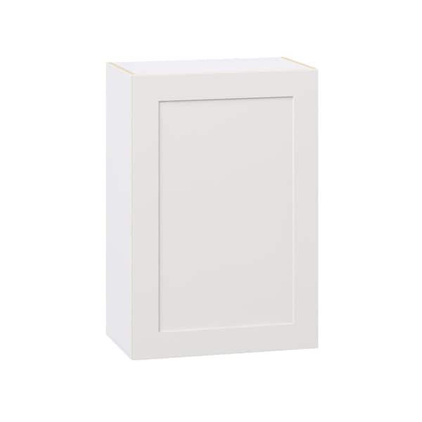 J COLLECTION Roseland 24 in. W x 14 in. D x 35 in. H Assembled Shaker Wall Kitchen Cabinet in Warm White