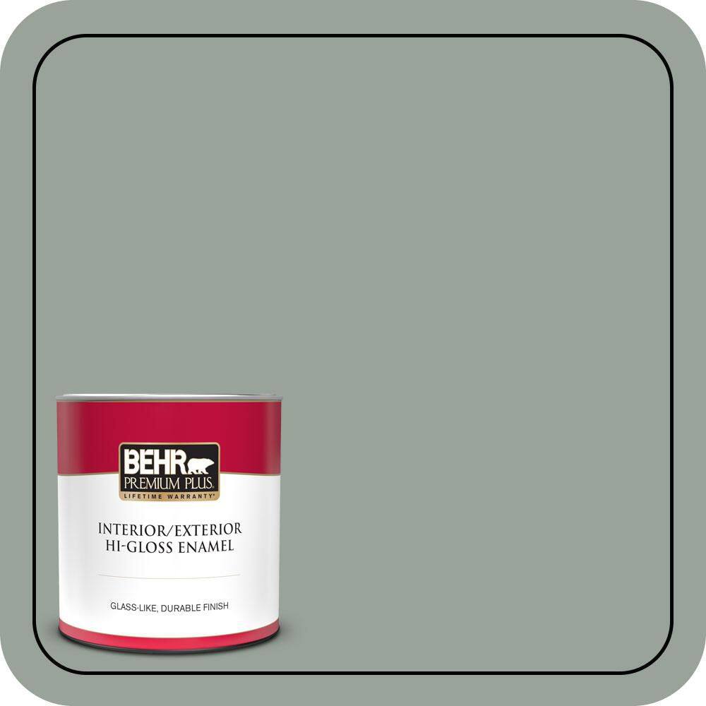 1 qt. #700F-4 Pinedale Shores Hi-Gloss Enamel Interior/Exterior Paint & Primer price history on PriceWatchPro