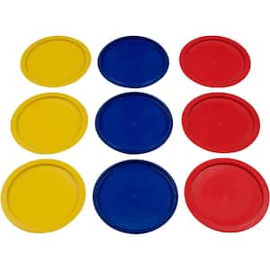 Disc Golf Frisbee Ourdoor Game Set with Carry Bag (Set of 9 Discs, Red/Yellow/Blue)