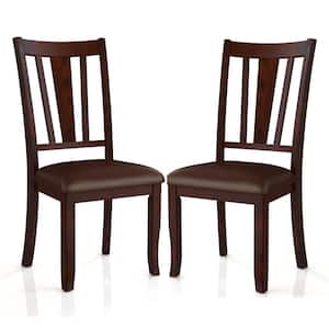 Winona Espresso Upholstered Side Chair (Set of 2)