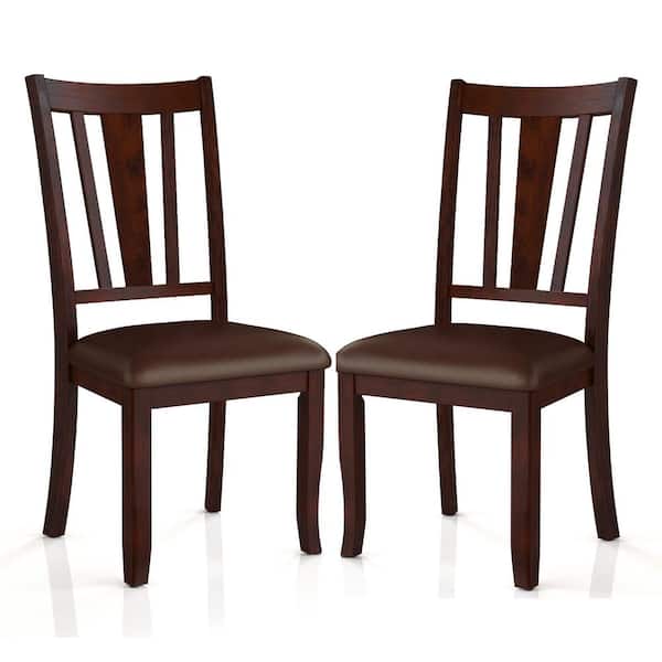 Furniture of America Winona Espresso Upholstered Side Chair (Set of 2)