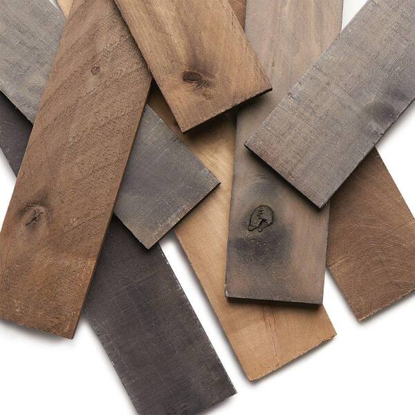 Weaber 1 2 In X 4 In X 4 Ft Weathered Hardwood Board 8 Piece The Home Depot