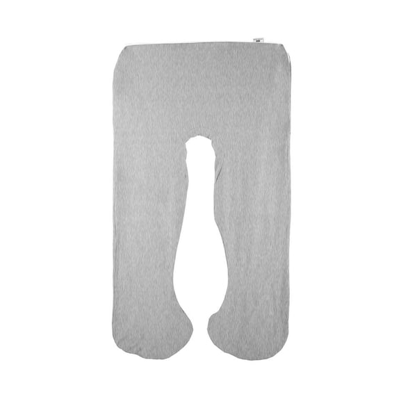 Lavish Home U-Shaped Grey Standard Pillowcase