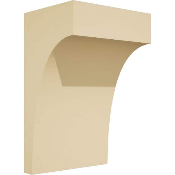 Ekena Millwork Standard Stockport 5 in. W x 8 in. H x 4 in. D Signature Urethane Polyurethane Corbel
