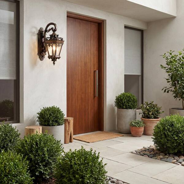 KICHLER Tournai 2-Light Londonderry Outdoor Hardwired Wall Lantern