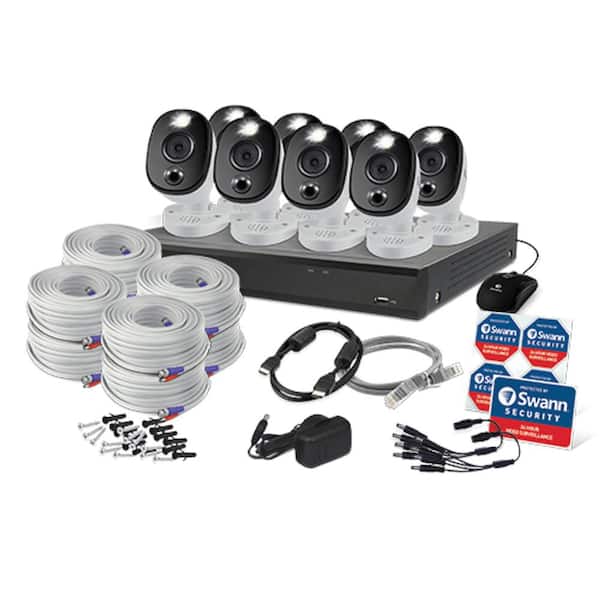 DVR-5580 16-Channel 4K 2TB Security Camera System with Eight 4K Wired Bullet Cameras DVR-5580 16-Channel 4K 2TB Security Camera System with Eight 4K Wired Bullet Cameras