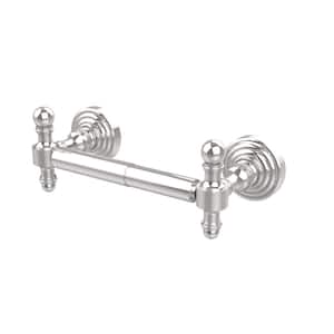 Retro Wave Collection Double Post Toilet Paper Holder in Polished Chrome