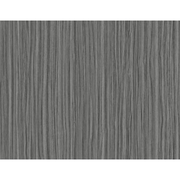 Seabrook Designs 60.75 sq. ft. Metallic Charcoal Salo Embossed Vinyl Unpasted Wallpaper Roll