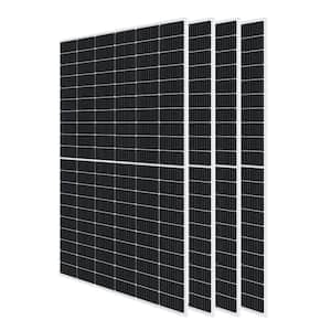 450-Watt Solar Panels 900-Watt 12/24-Volt Monocrystalline PV Power Charger On/Off-Grid Supplies for Rooftop (4-Pieces)