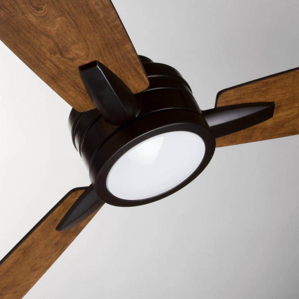 Antique Bronze 60" LED Ceiling Fan with Reversible Blades
