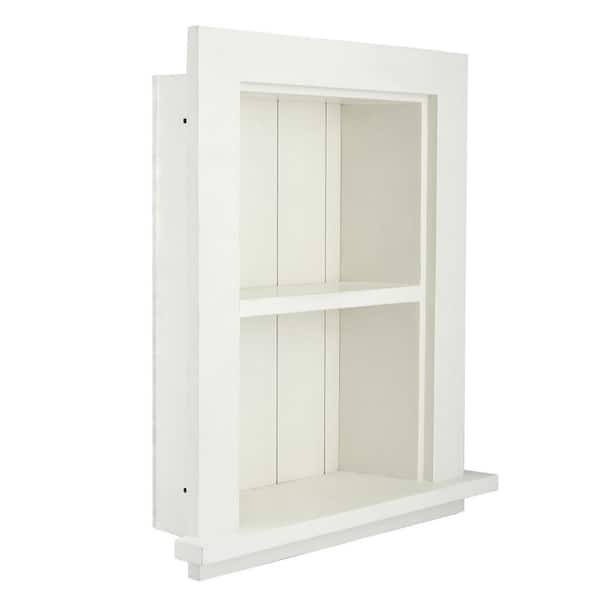 Recessed on sale wall shelves