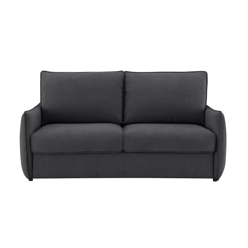 Hendrix 74 in. Charcoal Chenille Queen Size Sofa Bed price history on PriceWatchPro