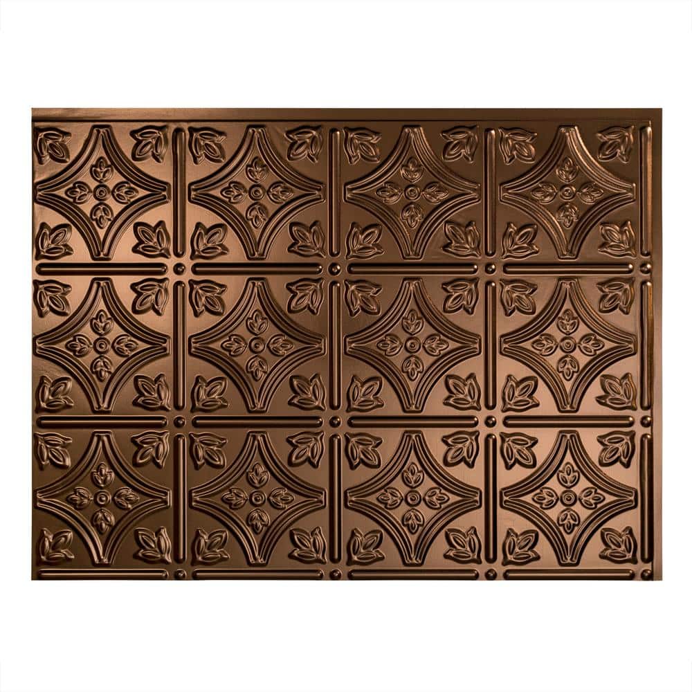 Oil Rubbed Bronze Traditional Decorative Vinyl Backsplash Kit