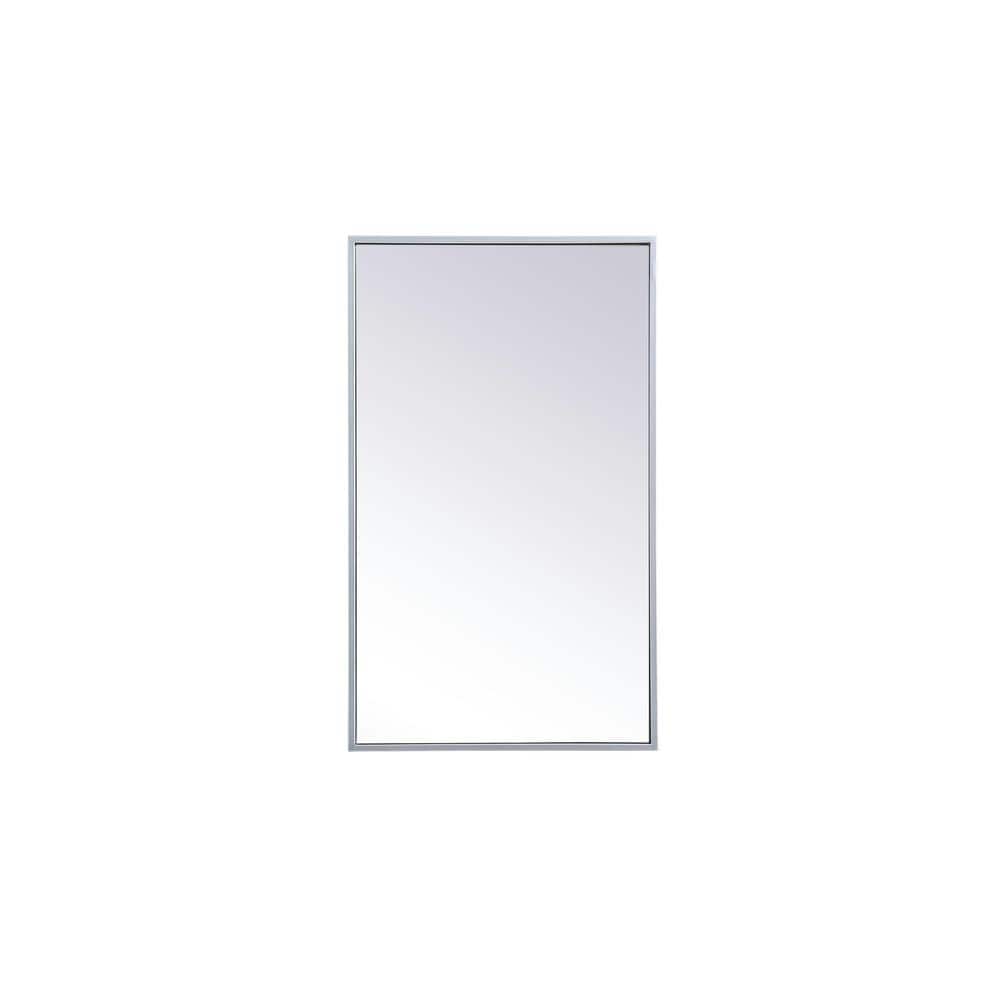 Timeless Home 17 in. W x 28 in. H Rectangular Medicine Cabinet Wall Mirror 