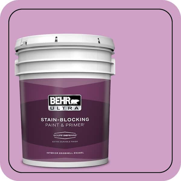 BEHR ULTRA 5 gal. #670B-4 Geranium Bud Extra Durable Eggshell Enamel Interior Paint & Primer