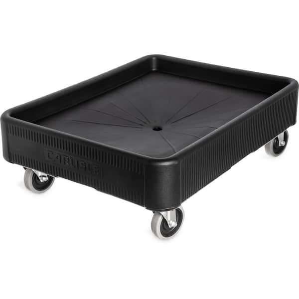Carlisle Cateraide 20 in. x 26 in. Black Dolly for Cateraide Top Loaders and End Loaders
