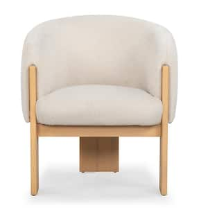 Lauricella Tan/Natural 18.9 in. Wood Dining Chair