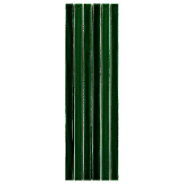 Emerald Green Ivy Hill Tile Colorwave Emerald Green 4.43 in. x 17.62 in