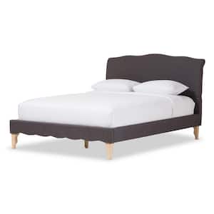 Fannie Gray Queen Upholstered Bed