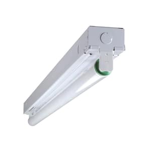 single bulb fluorescent light fixture