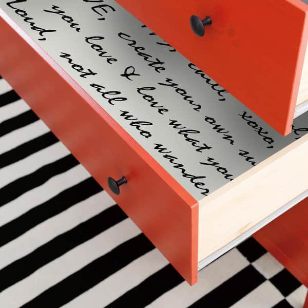 Black Dream Big Script Peel and Stick Wallpaper (Covers 28.18 sq. ft.)