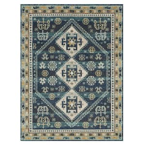 Endfield Blue 1 ft. 11 in. x 3 ft. Area Rug