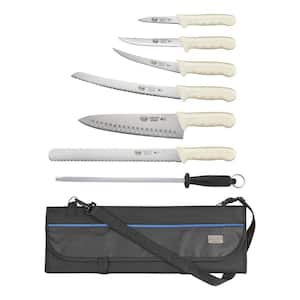 7-Piece Stainless Steel Knife Set with Bag