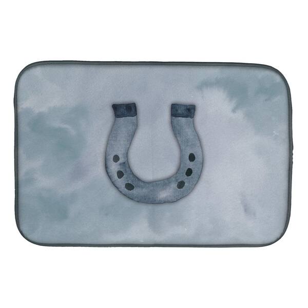 Caroline's Treasures 14 in. x 21 in. Cowboy Watercolor Dish Drying Mat  BB7368DDM - The Home Depot