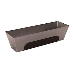 12 in. Heli-Arc Stainless Steel Mud Pan with Grip
