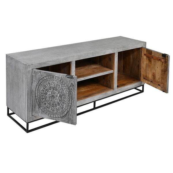 Harbour Indian Reclaimed Wood Furniture Medium Television Cabinet
