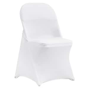 Stretch Spandex Folding Chair Covers, Universal Fitted Chair Cover, Removable Washable Protective Slipcovers, 50-pieces