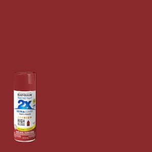2x Spray Paint - Gloss Colonial Red - Rust-Oleum