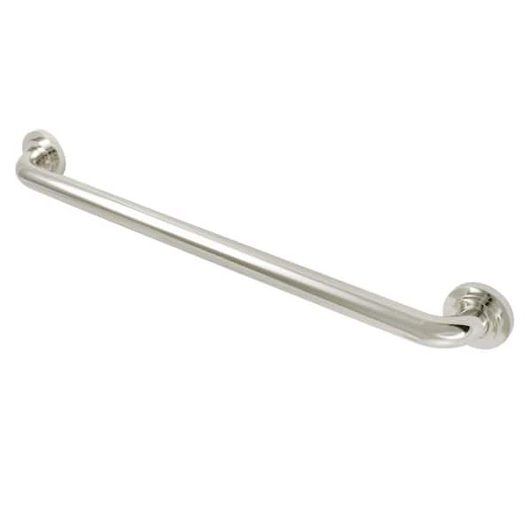Manhattan 24 in. x 1-1/4 in. Grab Bar in Polished Nickel