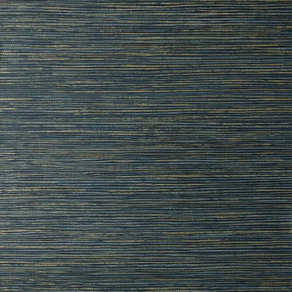 Fine Decor Fusion Blue Navy Plain Textured Non-Pasted Paper Wallpaper