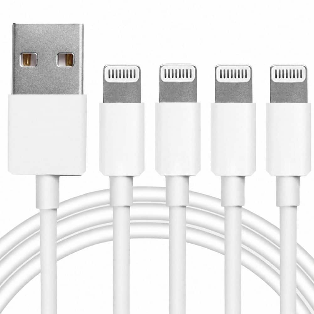 4 Pack Lightning to USB Charging Cable for iPhone 14 13 12 11 Pro XS Max XR iPad Pro Air Mini iPod Touch 3.3ft price history on PriceWatchPro