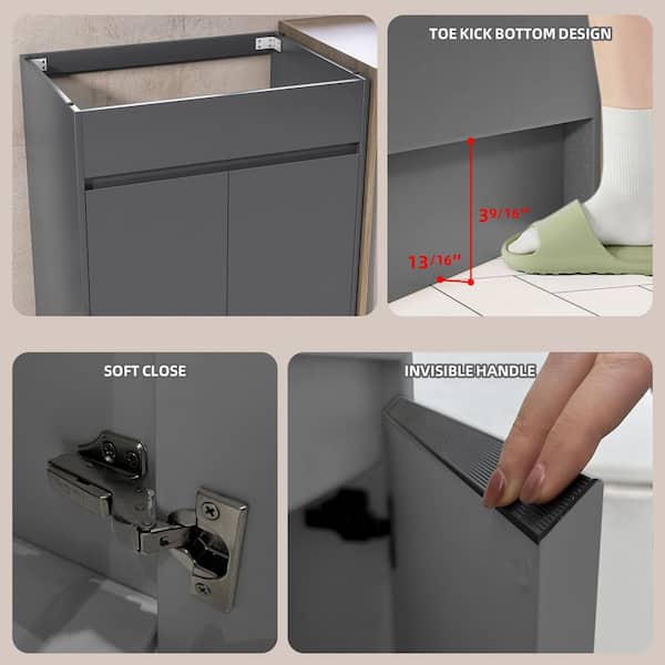 Zeafive Lau 29.5 in.W x 21.5 in.D x 34 in.H Freestanding Bath