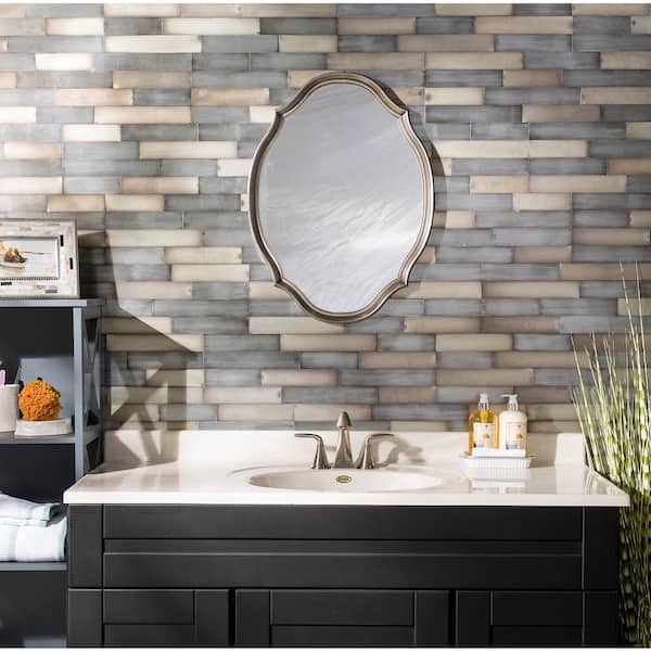 Aspect Distressed L And Stick 23 6, Metal Wall Tiles Canada