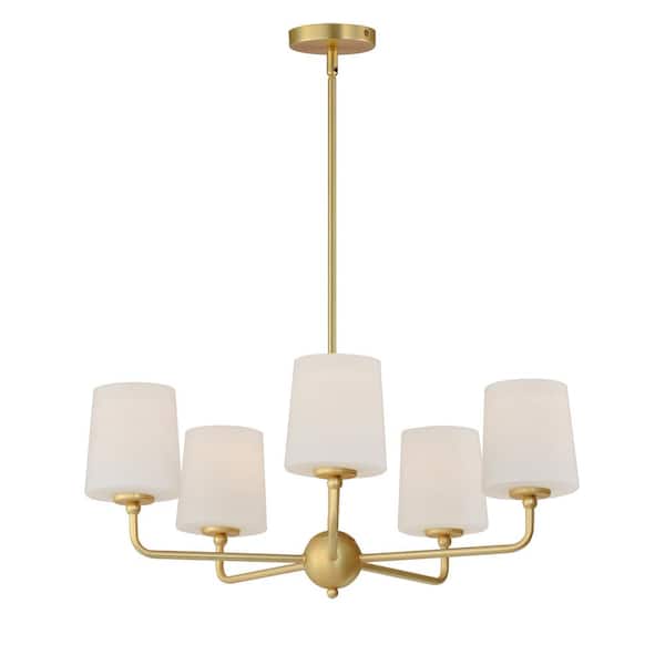 Maxim Lighting Bristol 5-Light Brass Chandelier