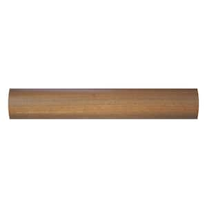 96 in. Heavy-Duty Wheat Wood Closet Rod