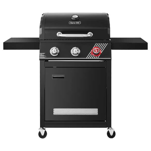 Dyna-Glo 3-Burner Propane Gas Grill in Matte Black with TriVantage Multifunctional Cooking System