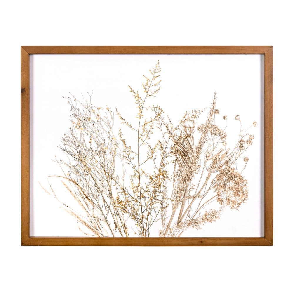 Stratton Home Decor Farmhouse Botanical Wildflowers Framed Wall Art