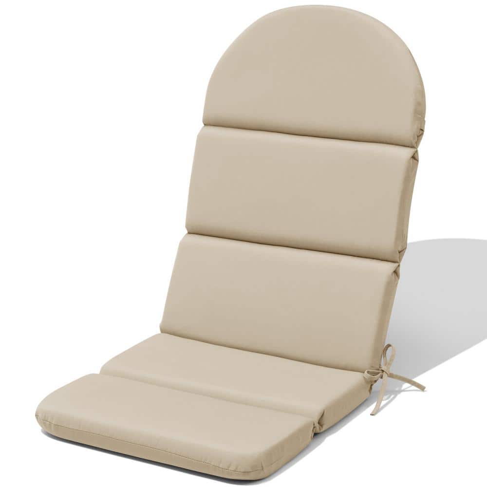 50 in. x 20 in. 1-Piece Sunbrella Outdoor Adirondack Chair Cushion in Champ