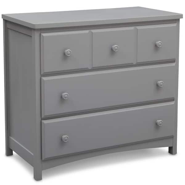 Photo 1 of **PARTS ONLY *** 3-Drawer Grey Dresser 37 x 19 x 33.5 inches (LxWxH)