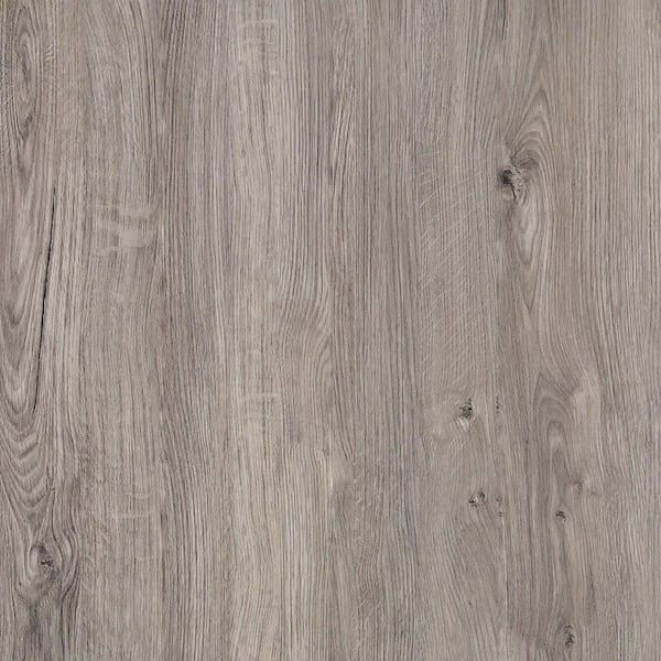 Lucida Surfaces BaseCore Smoked 12 MIL x 6 in. W x 36 in. L Peel and Stick Waterproof Luxury Vinyl Plank Flooring (54 sqft/case)