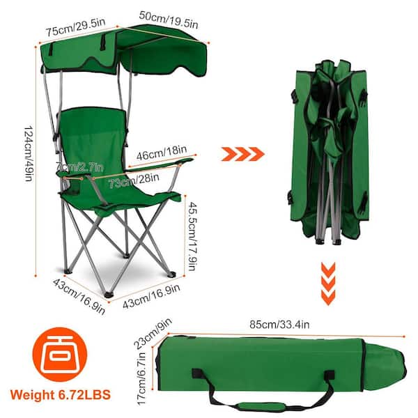 Heavy duty Fishing Gear Organizer and Chair in Green Convertible