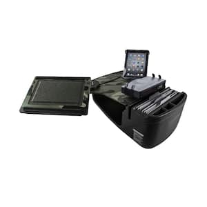 Reach Desk Front Seat Car Desk in Green Camouflage with Printer Stand and Tablet Mount