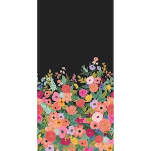 Garden Party Black Matte Non-Pasted Wall Mural
