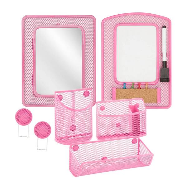 Honey-Can-Do Pink Back to School Kit 8