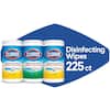 Clorox 75-Count Crisp Lemon and Fresh Scent Bleach Free Disinfecting Cleaning Wipes (3-Pack) 10044600302086